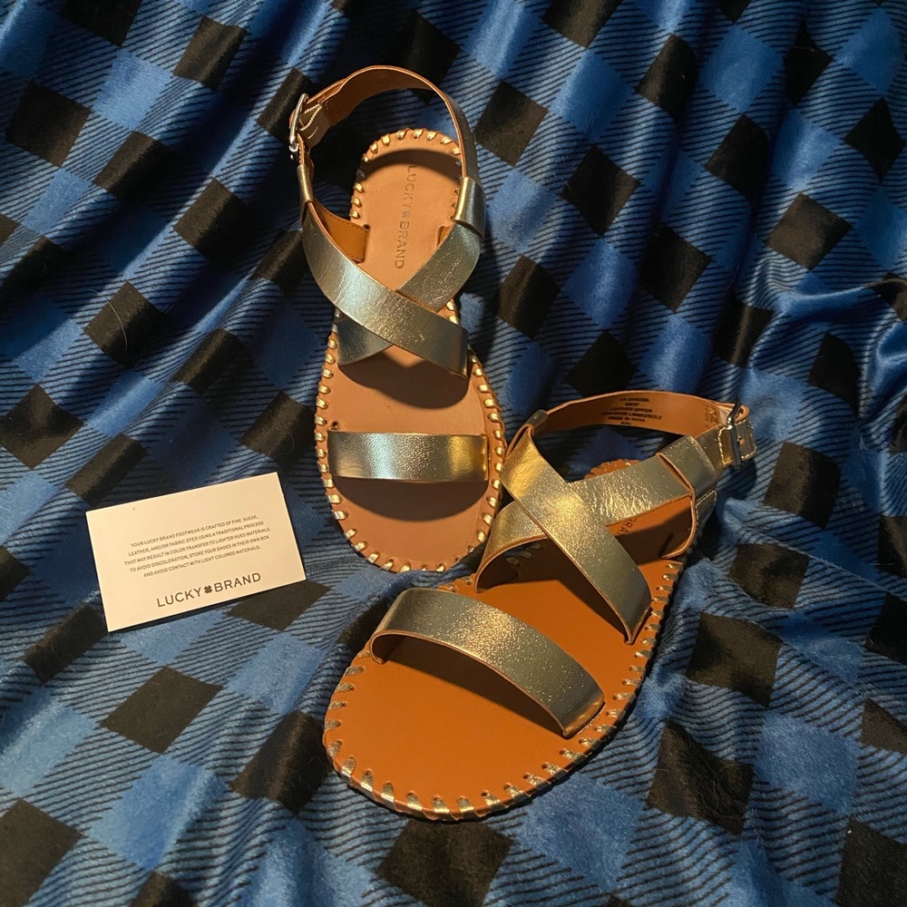 Lucky Brand Platino Leather Sandals